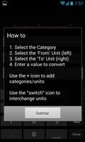 Customizable Unit Converter تصوير الشاشة 2