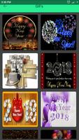 New Year 2018 GIF syot layar 1