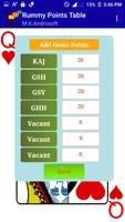 Rummy Points Table capture d'écran 2