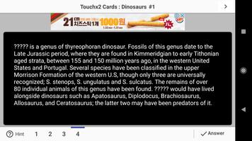Touchx2 Cards : Dinosaurs screenshot 1