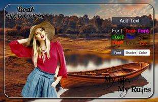 برنامه‌نما Boat Photo Editor عکس از صفحه