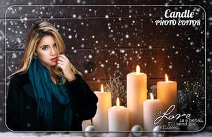 Candle Photo Editor постер