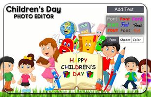 Happy Children's Day Photo Editor capture d'écran 1