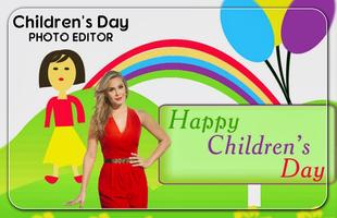 Happy Children's Day Photo Editor capture d'écran 2