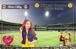 Cricket Ground Photo Editor captura de pantalla 3