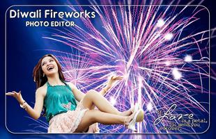 Diwali Fireworks Photo Editor Affiche