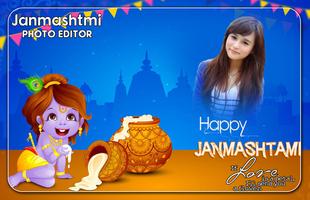 Happy Janmashtami Photo Editor पोस्टर