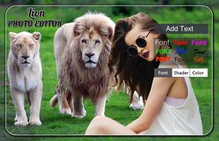 Lion Photo Editor imagem de tela 1