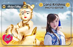 Lord Krishna Photo Editor تصوير الشاشة 3