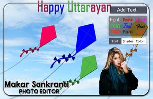 Makar Sankranti Photo Editor capture d'écran 1