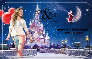 Merry Christmas Photo Editor Affiche