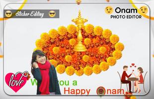 Onam Photo Editor capture d'écran 3