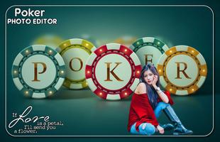 Poker Photo Editor Affiche
