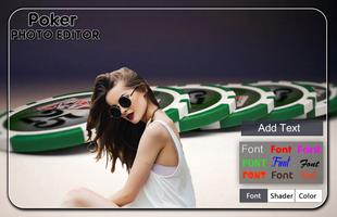Poker Photo Editor capture d'écran 1