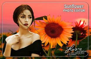 Sunflower Photo Editor Affiche