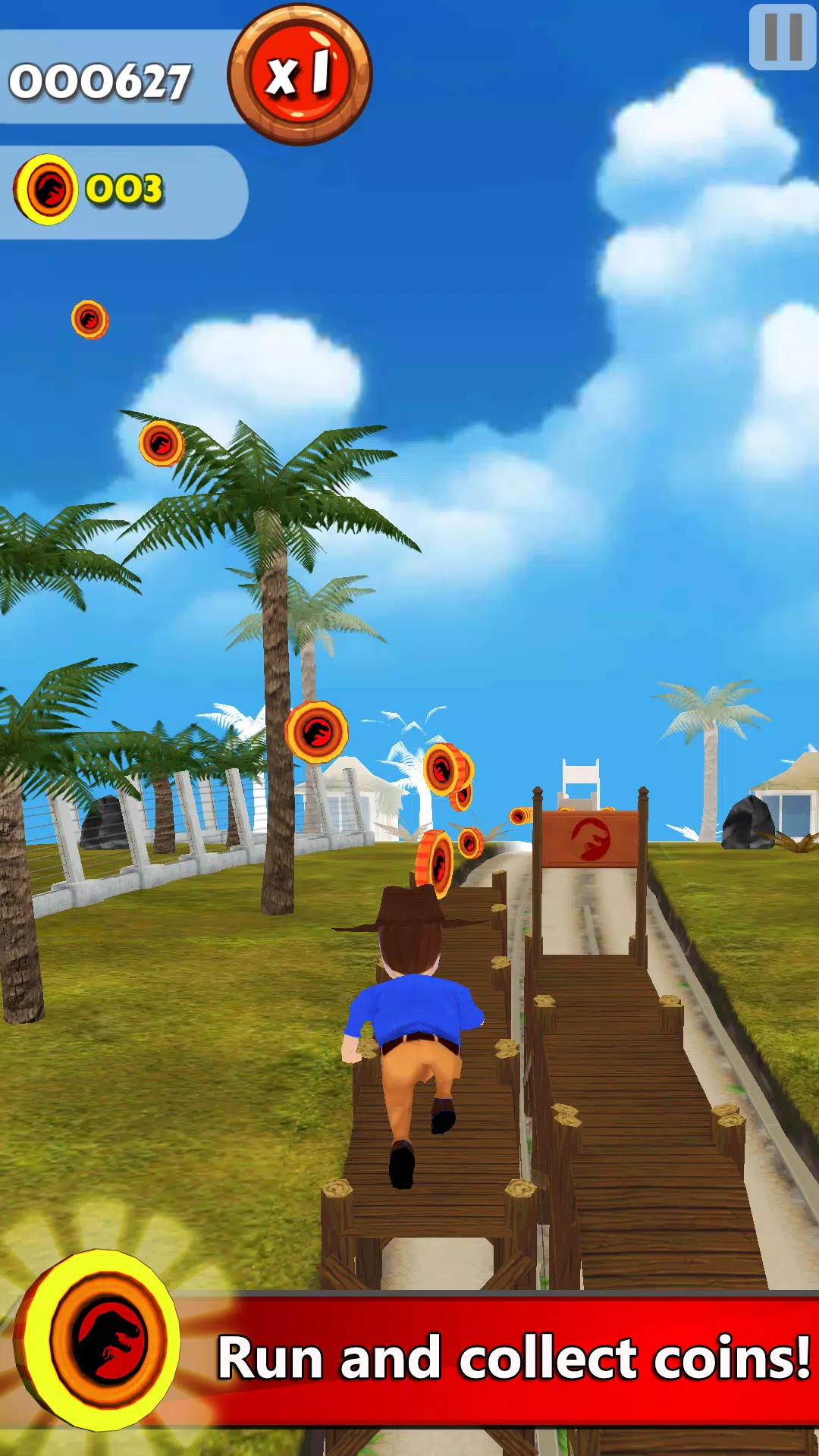 Download Dino Run 3D - Dinosaur Rush 1.1 APK For Android