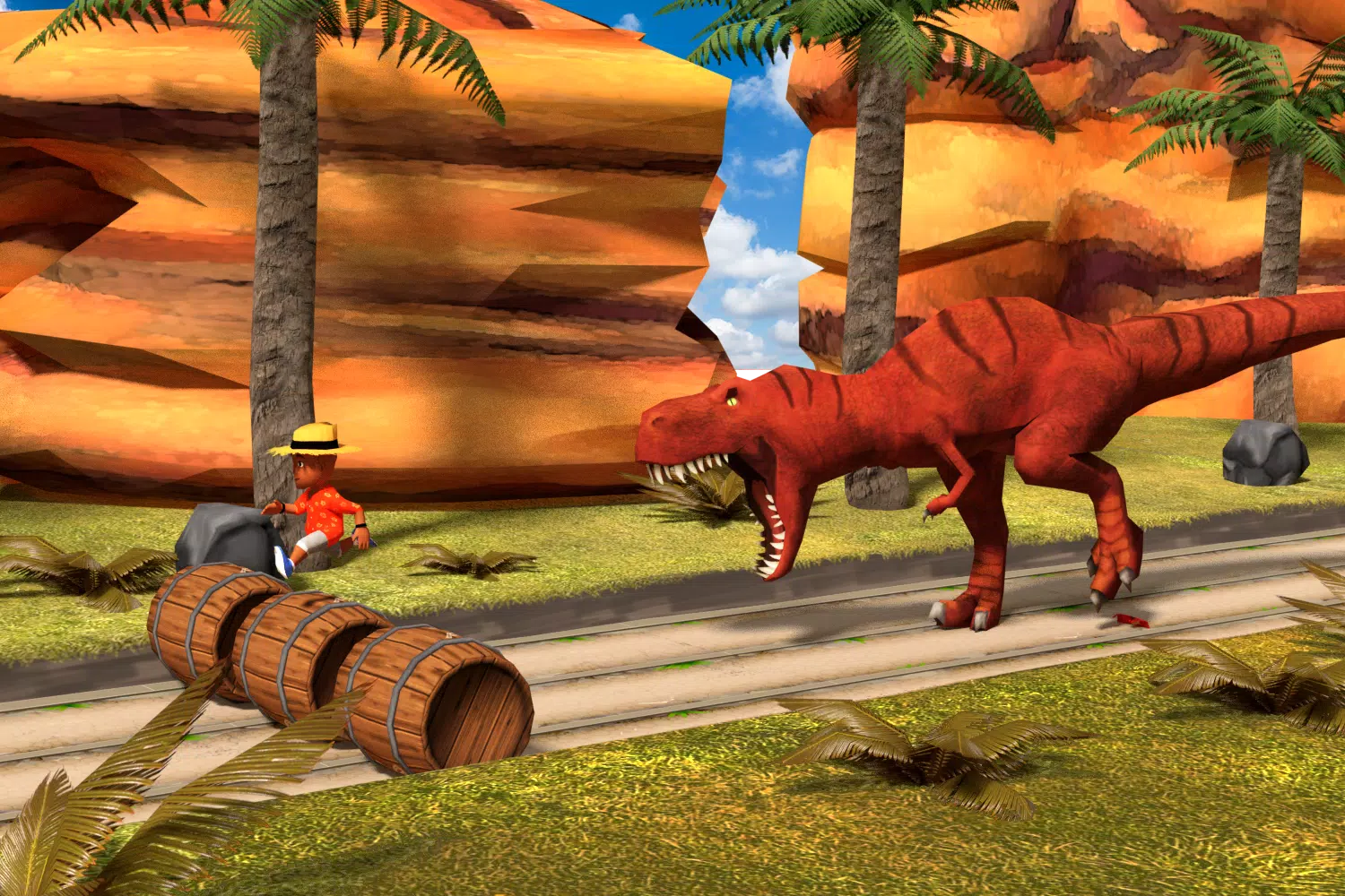 Download Dino Run 3D - Dinosaur Rush 1.1 APK For Android