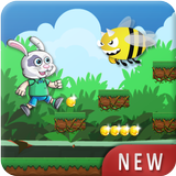 Super Bunny Rekit World  : Rabbit Subway Adventure icône