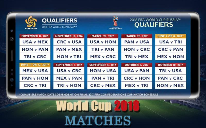 Russia 2018 - FIFA World Cup Wall Chart: fixtures and results