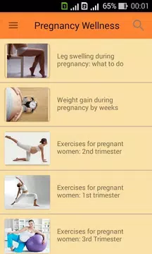Screenshot 2 for Pregnant. Pregnancy by week. P