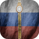 Russian Flag LockScreen Zipper APK