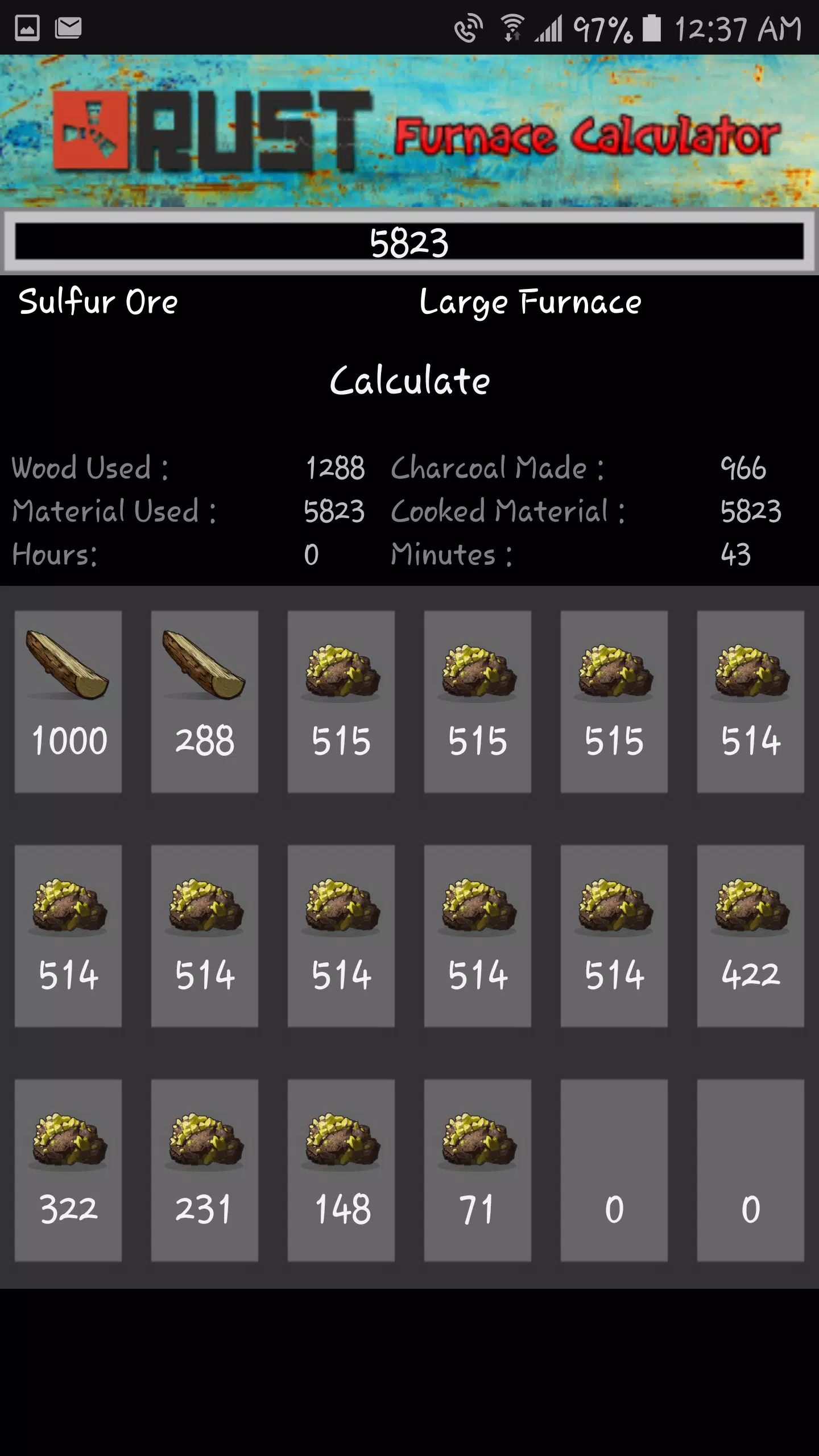 Rust Furnace Calculator APK for Android Download