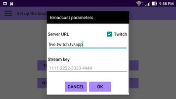 Smooth Live Streaming Encoder اسکرین شاٹ 3