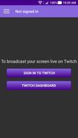 Live Screen for Twitch Affiche