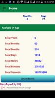 Age Calculation capture d'écran 2