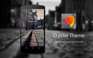 Crystal Launcher and Theme-poster