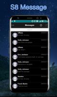 S8 Message - SMS Galaxy Note 8 capture d'écran 1