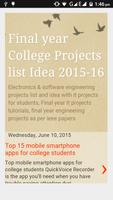 Engineering Projects Idea list capture d'écran 1