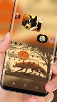 Wolf Backgrounds Theme Keyboard Sun syot layar 2