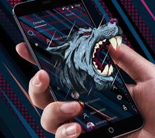 برنامه‌نما Roar Blood Wolf wallpaper عکس از صفحه