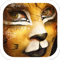 woman lion clown theme