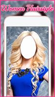 Women Hairstyle Photo Frame Maker imagem de tela 3