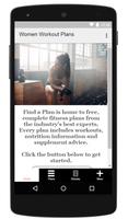 Women Workout Plans Cartaz