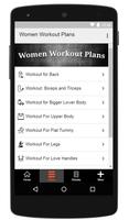 Women Workout Plans تصوير الشاشة 1