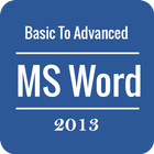 MS Word 2013 Tutorial icône