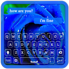 Blue Rose Keyboard Theme icono