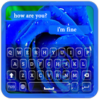 Blue Rose Keyboard Theme icône