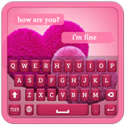 Fluffy Heart Keyboard أيقونة