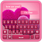 Fluffy Heart Keyboard ikona