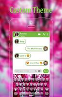 Pink Forest Keyboard تصوير الشاشة 1