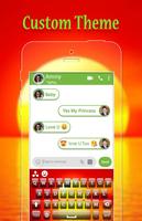 Sun Sky Keyboard Theme ảnh chụp màn hình 3