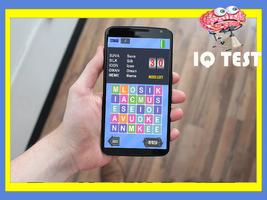 iq test word puzzle game free capture d'écran 1