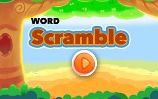 Word Scramble plakat