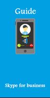 Guide for skype for business Affiche