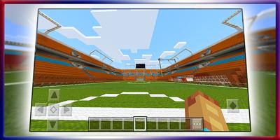 World Cup 2018 FIFA Game football map Minecraft Ekran Görüntüsü 3
