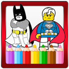 Coloring Book for Lego Super Heroes icône